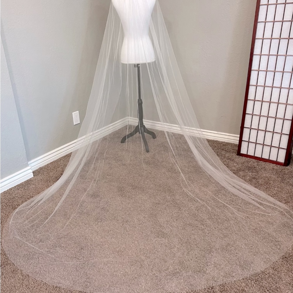 Cathedral Veil - 118inch soft - bride